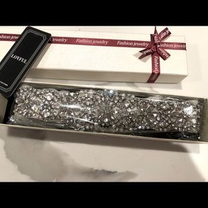 Beautiful beaded dress sash